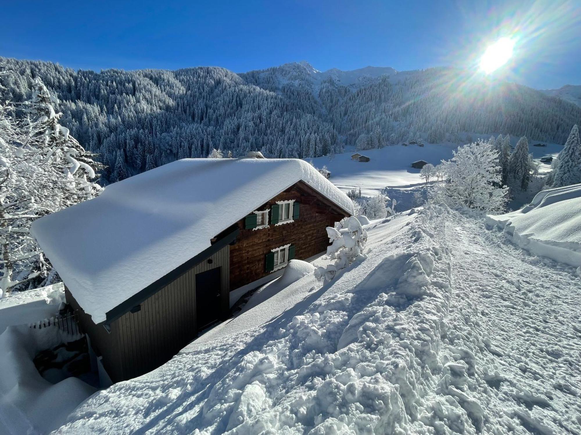 Alpenchalet Piz Huesli Tschagguns Dış mekan fotoğraf